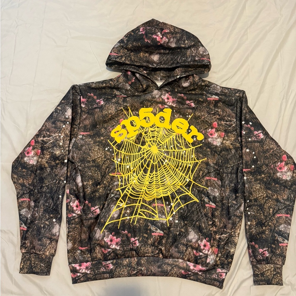 Camo sp5der hoodie